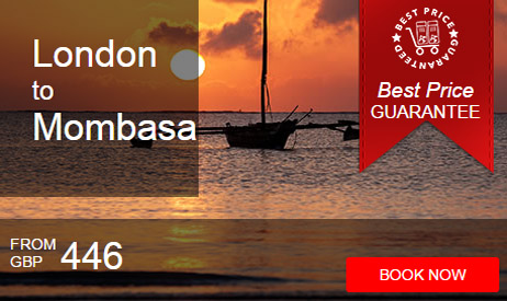 London to Mombasa Cheap Flights With Kenya Airways